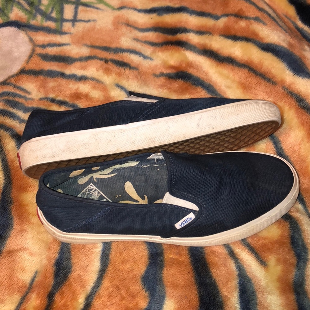 Blue Slip on Vans Surf Collection